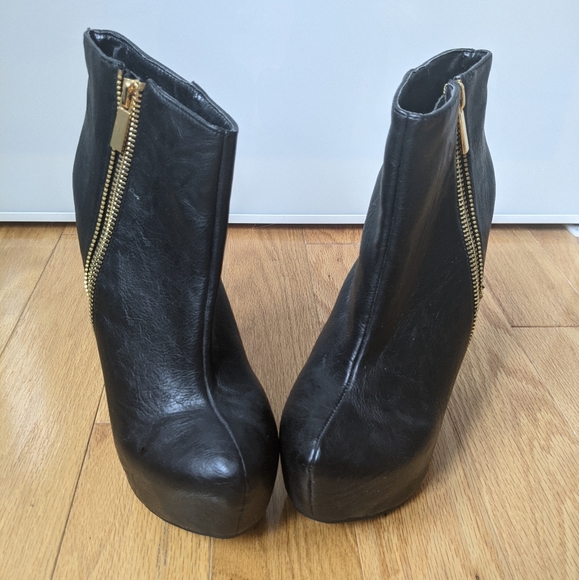 Black platform bottie - Picture 7 of 7